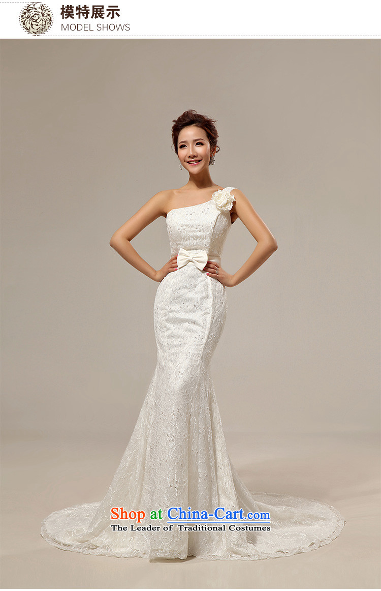Doi m qi 2014 new wedding crowsfoot tail wedding Korean Sau San retro shoulder strap with lace wedding band cream XL Photo, prices, brand platters! The elections are supplied in the national character of distribution, so action, buy now enjoy more preferential! As soon as possible.
