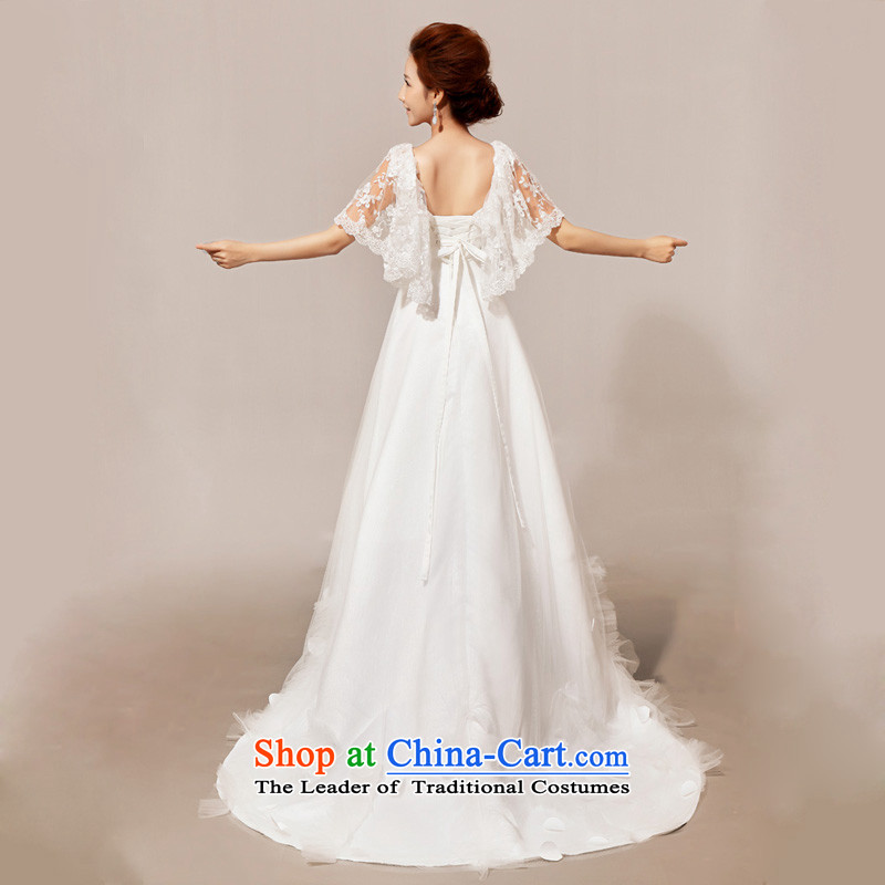Doi m qi 2014 New Angel lace spring, a field shoulder small wedding gown crowsfoot wedding dresses white XXL, Demi Moor Qi , , , shopping on the Internet