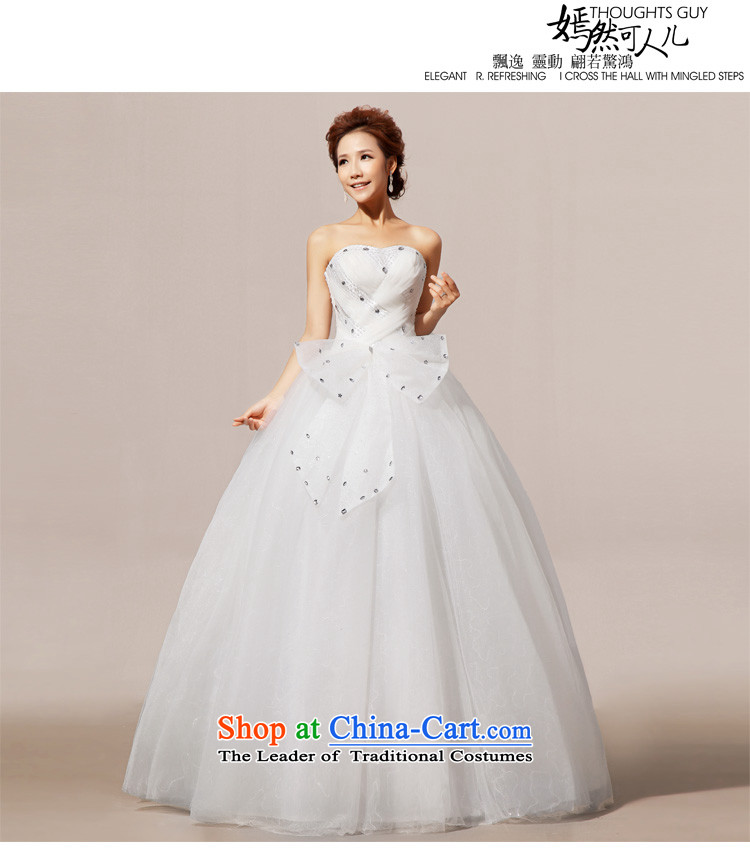 Doi m Qi New 2014 wedding marriage wedding Korean creases diamond wedding dresses church White XL Photo, prices, brand platters! The elections are supplied in the national character of distribution, so action, buy now enjoy more preferential! As soon as possible.