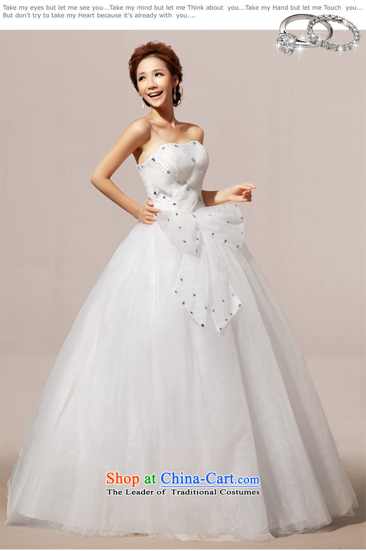 Doi m Qi New 2014 wedding marriage wedding Korean creases diamond wedding dresses church White XL Photo, prices, brand platters! The elections are supplied in the national character of distribution, so action, buy now enjoy more preferential! As soon as possible.
