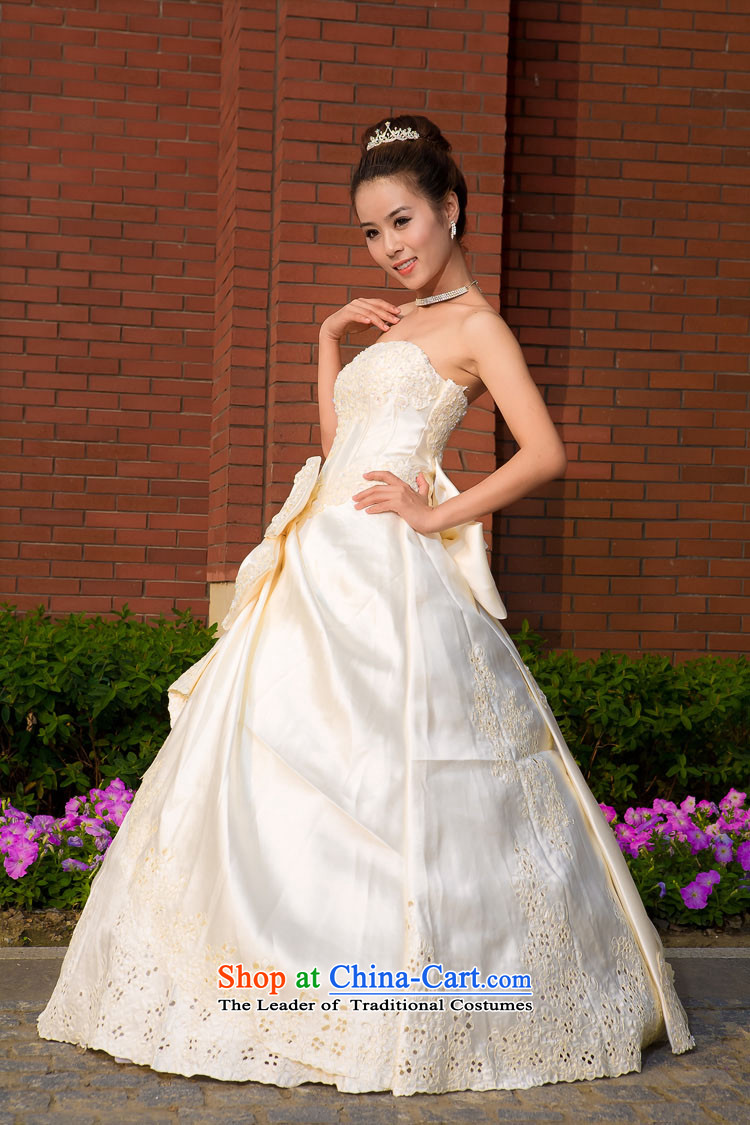 Doi m qi wedding dresses spring 2014 wedding thick satin winter wedding Korean staple pearl wiping the chest wedding incense fashionable color M 2 feet pictures, waist price, brand platters! The elections are supplied in the national character of distribution, so action, buy now enjoy more preferential! As soon as possible.