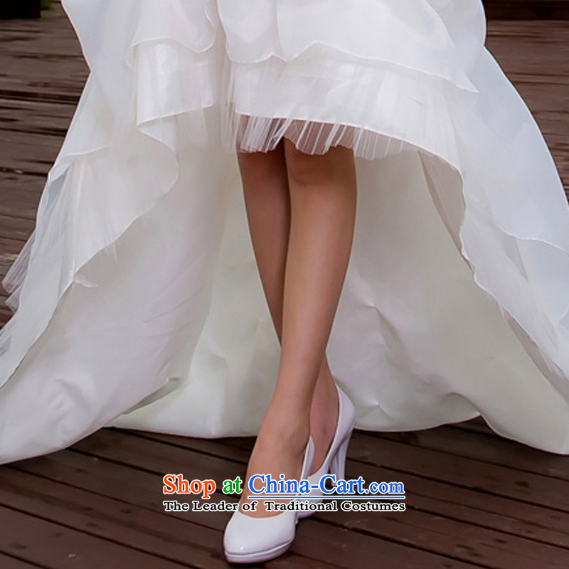 Royal Princess Diana m Ki-won the new 2014 wedding dresses Korean Princess cool before long after the short tails White XL, Demi Moor Qi , , , shopping on the Internet