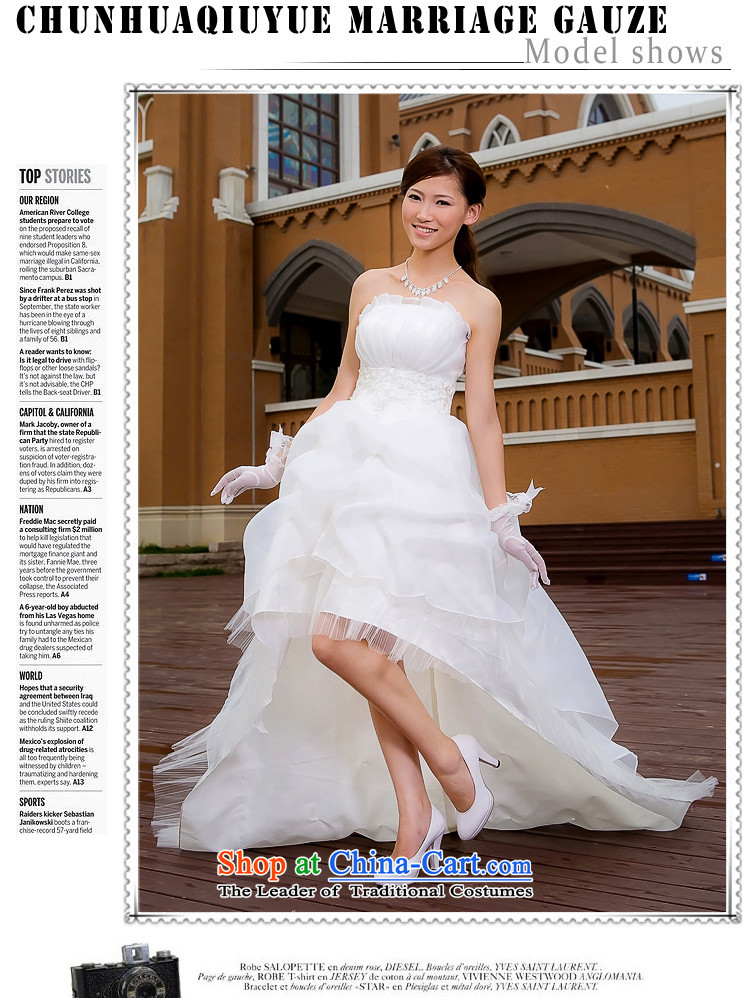 Royal Princess Diana m Ki-won the new 2014 wedding dresses Korean Princess cool before long after the short tails White XL Photo, prices, brand platters! The elections are supplied in the national character of distribution, so action, buy now enjoy more preferential! As soon as possible.