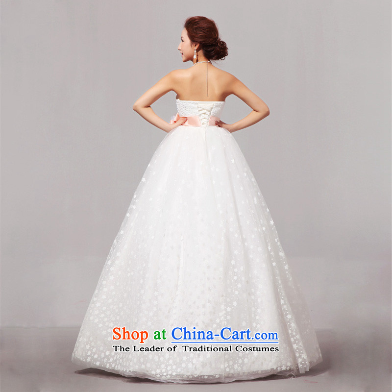 Doi m qi 2014 new sweet large Korean pregnant women wedding wedding dress wiping the chest wedding White XL, Demi Moor Qi , , , shopping on the Internet