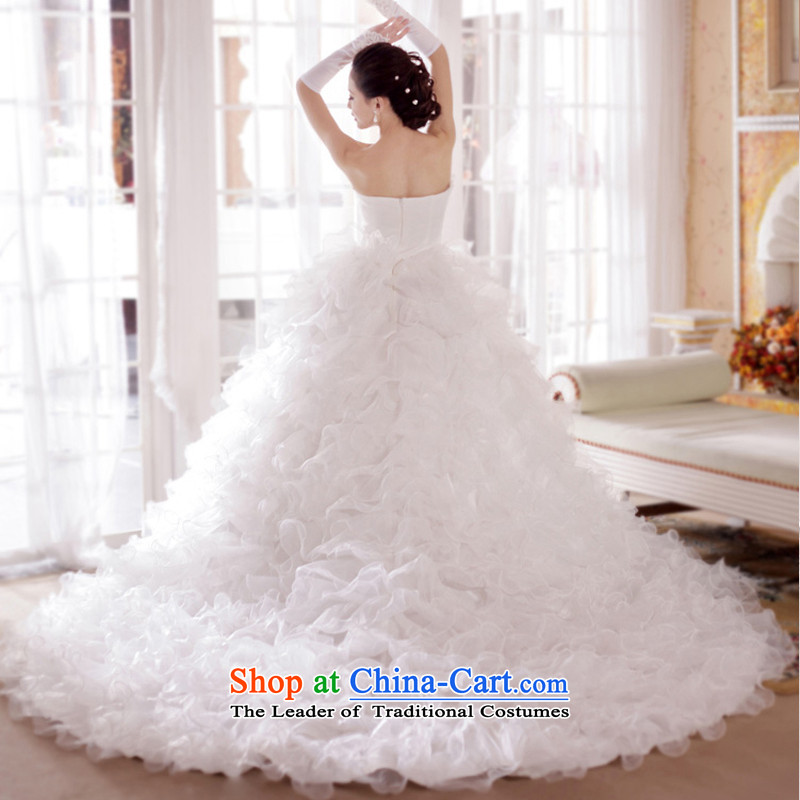 Doi m Qi Korean Romantic/erase chest lace/Tail/marriages/wedding dresses 2014 new wedding tail, XL, Demi Moor Qi , , , shopping on the Internet