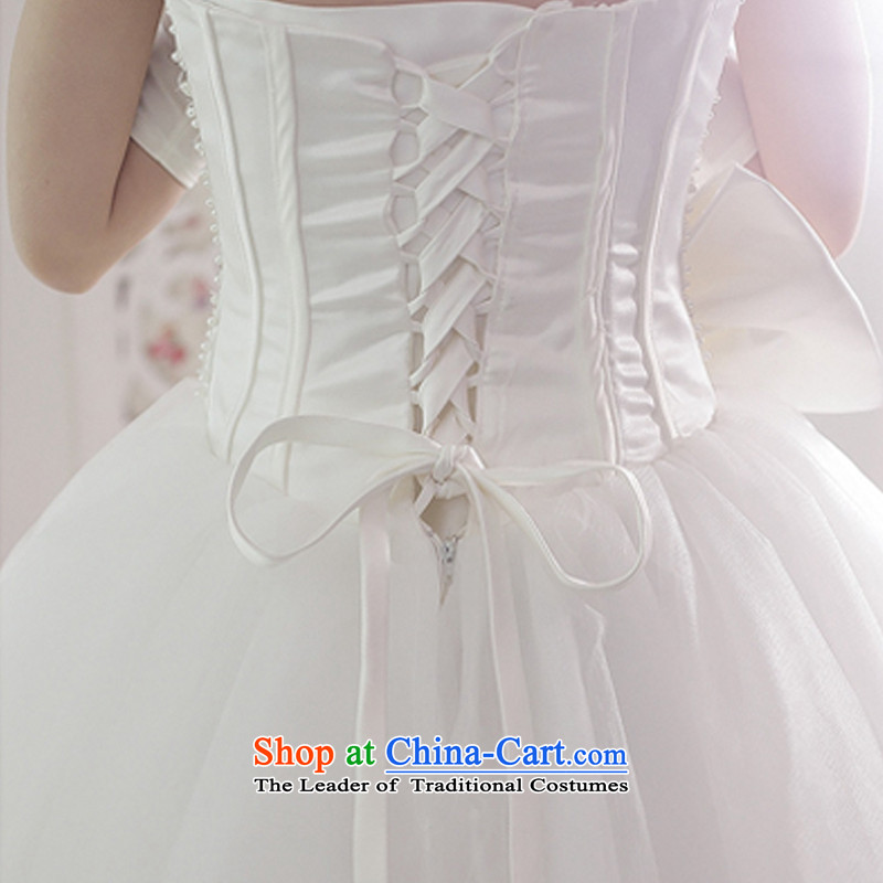 Doi m qi 2014 new Korean sweet bow ties of diamond ornaments with Chest straps to bride wedding dresses, White M 2 ft, Diane Marie Quarless waist m Qi , , , shopping on the Internet
