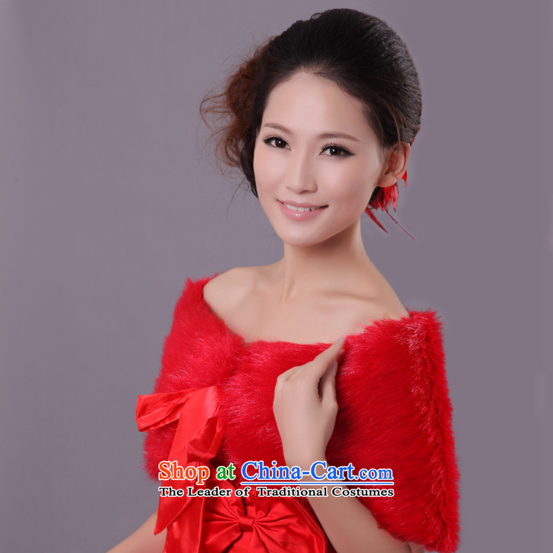  Wedding dress in spring and autumn mslover warm winter partner plush ribbons marriages FW121103 shawl red both gross code, other Lisa (MSLOVER) , , , shopping on the Internet