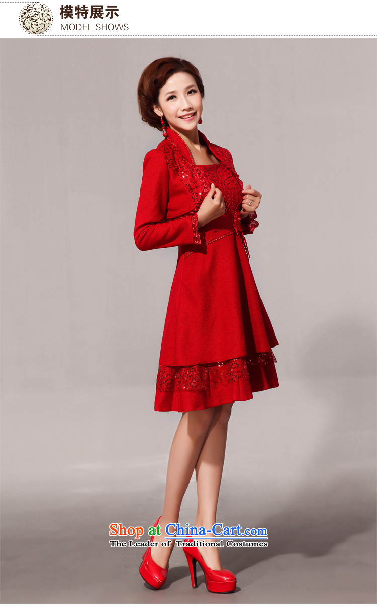 Doi m qi 2014 new wool a red jacket back door onto toasting champagne qipao services RED M picture, prices, brand platters! The elections are supplied in the national character of distribution, so action, buy now enjoy more preferential! As soon as possible.