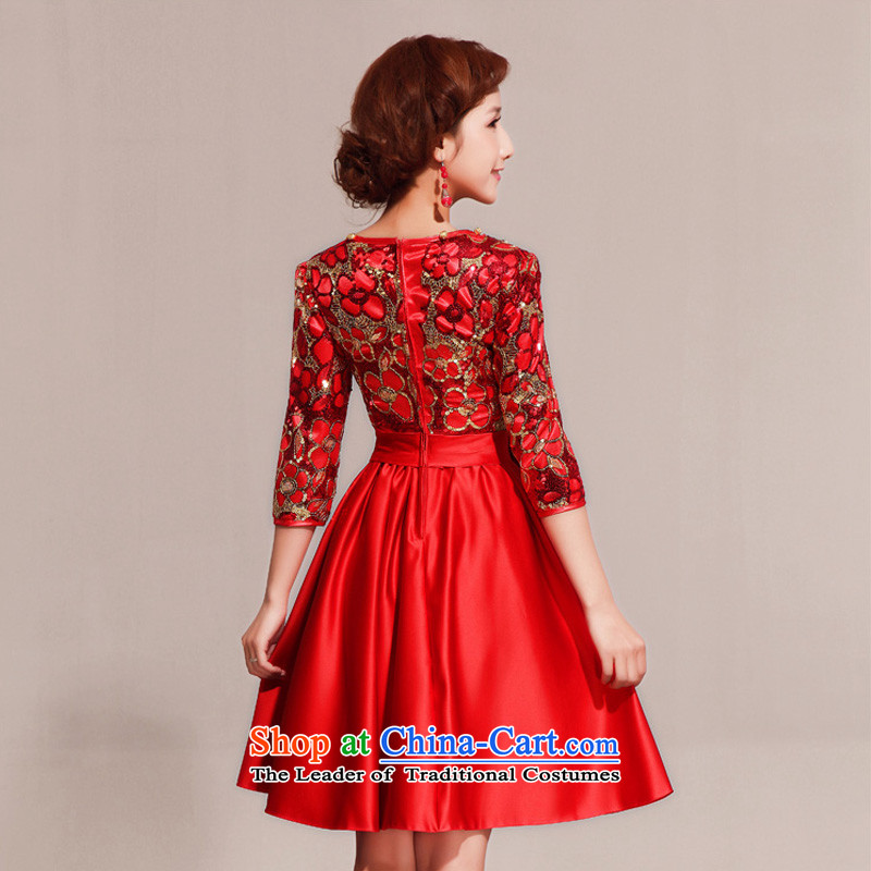 Doi m qi 2014 Spring Spring Wedding Dress Short of improved cheongsam red bride services back door onto a drink red XXL, Demi Moor Qi , , , shopping on the Internet