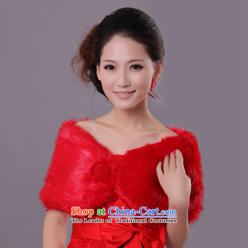  Wedding dress in spring and autumn mslover warm winter partner plush pearl detained marriages FW121110 shawl red both gross code, other Lisa (MSLOVER) , , , shopping on the Internet
