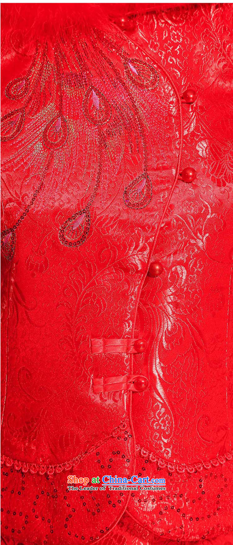 Doi m qi winter wedding dress kit qipao qipao improved stylish qipao marriage short of autumn and winter cheongsam red L picture, prices, brand platters! The elections are supplied in the national character of distribution, so action, buy now enjoy more preferential! As soon as possible.