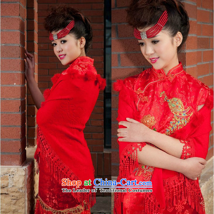 The 2014 autumn and winter new marriages wedding dress bride jacket multi-color Red Shawl red pictures, gross price, brand platters! The elections are supplied in the national character of distribution, so action, buy now enjoy more preferential! As soon as possible.
