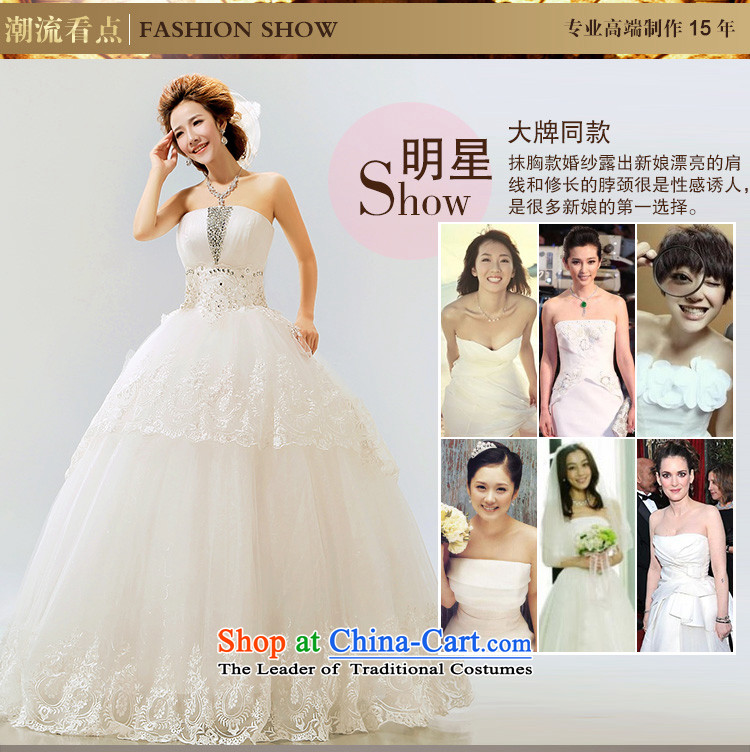 2014 new stars with retro flash light drill Korean bon bon marriages wedding dresses m White XL Photo, prices, brand platters! The elections are supplied in the national character of distribution, so action, buy now enjoy more preferential! As soon as possible.