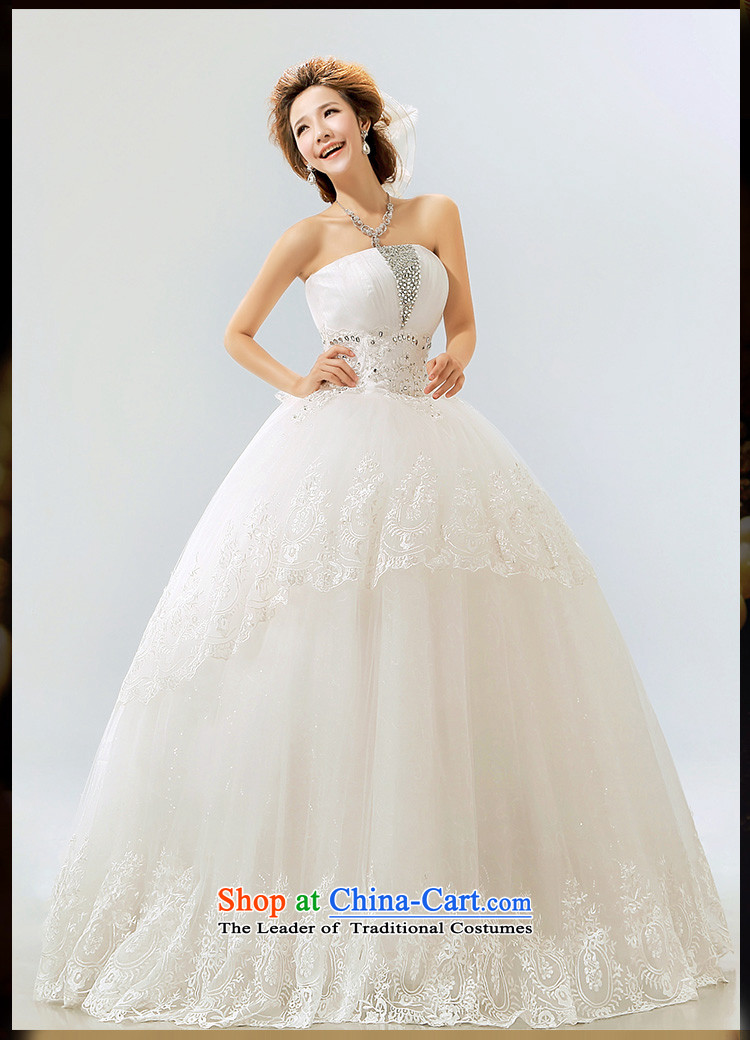 2014 new stars with retro flash light drill Korean bon bon marriages wedding dresses m White XL Photo, prices, brand platters! The elections are supplied in the national character of distribution, so action, buy now enjoy more preferential! As soon as possible.