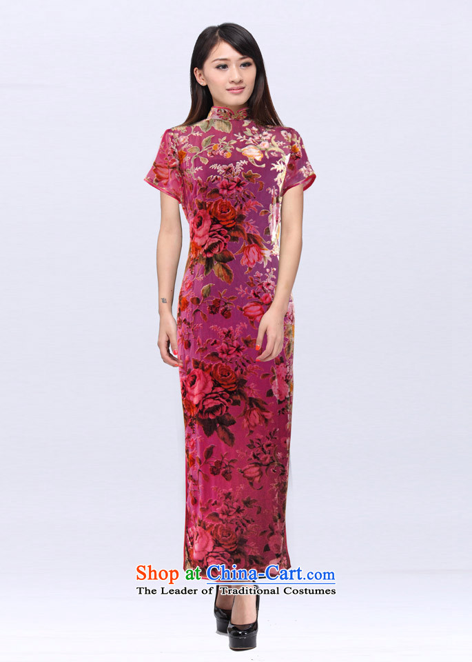 Summer Chinese cheongsam dress improved long custom Mrs Yeojin scouring pads rotten spend qipao 201522A banquet peach S picture, prices, brand platters! The elections are supplied in the national character of distribution, so action, buy now enjoy more preferential! As soon as possible.