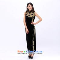 Email noble elegance package ladies dress full hand made embroidered booking Pearl Stretch Wool qipao 201501 Black M picture, prices, brand platters! The elections are supplied in the national character of distribution, so action, buy now enjoy more preferential! As soon as possible.