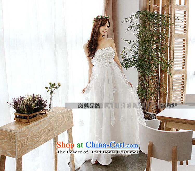 The sponsors of the 2015 New LAURELMARY, Korean Top Loin of twine bow knot pregnant women wedding dresses M(B=85/W=69) pure white picture, prices, brand platters! The elections are supplied in the national character of distribution, so action, buy now enjoy more preferential! As soon as possible.