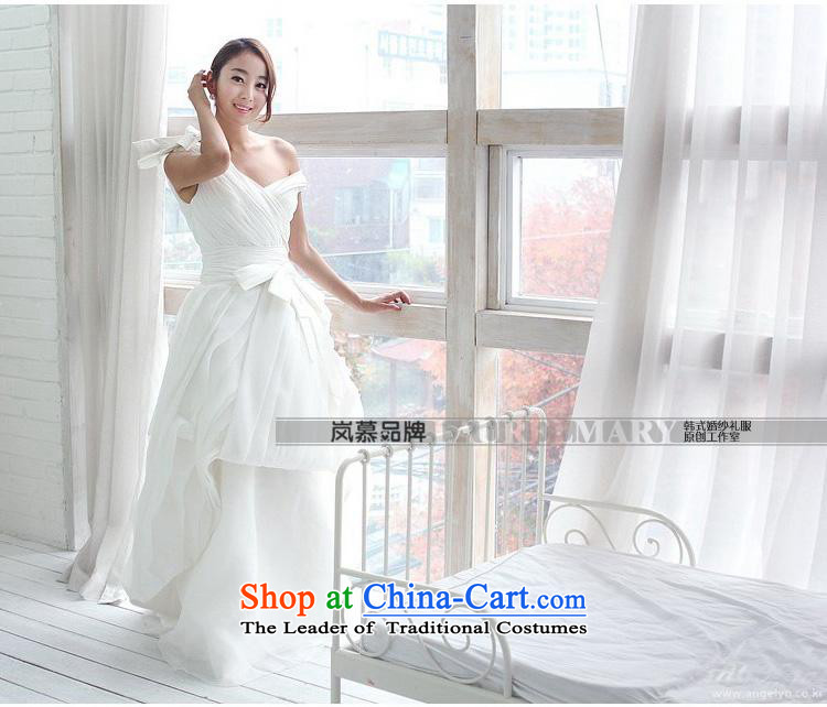 The sponsors of the 2015 New LAURELMARY) Wang smiled style Korean deep V-Neck Top Loin of Sau San temperament wedding dresses S(B=80/W=64) pure white picture, prices, brand platters! The elections are supplied in the national character of distribution, so action, buy now enjoy more preferential! As soon as possible.