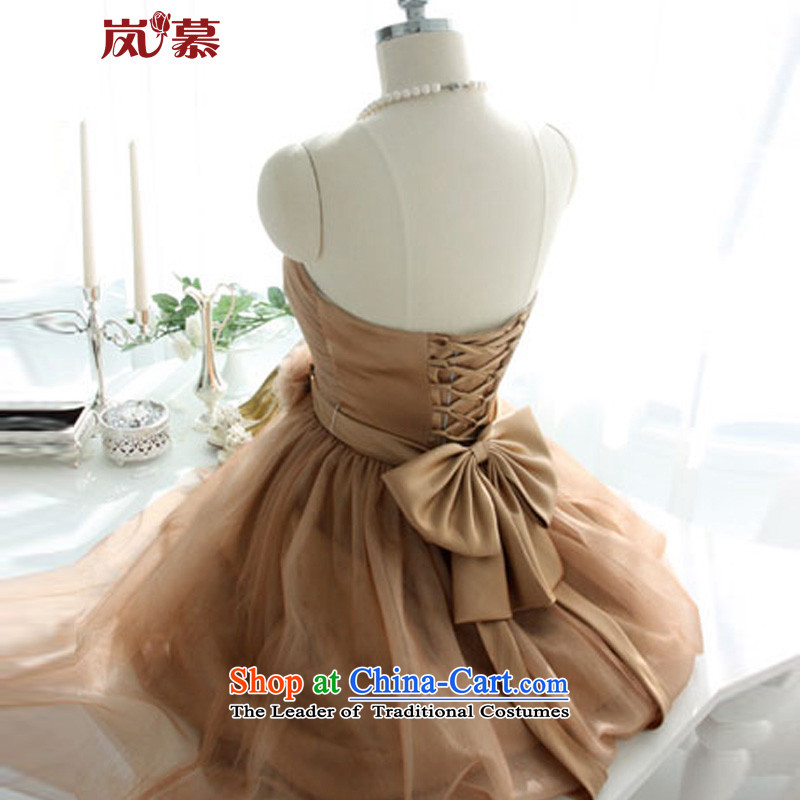 The sponsors of the 2015 New LAURELMARY, Korean stylish and simple atmospheric bridesmaid dress as shown in the black, , , , shopping on the Internet
