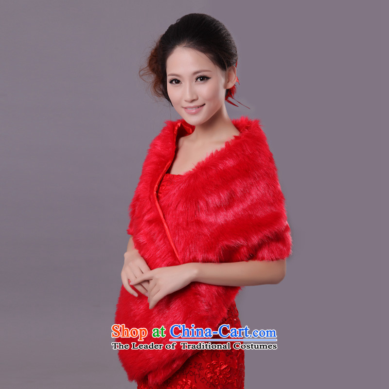  Wedding dress in spring and autumn mslover warm winter partner plush long marriages FW121116 shawl red by gross Name No. Lisa (MSLOVER) , , , shopping on the Internet