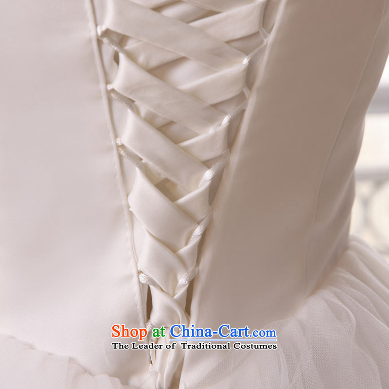 Wedding dress 2014 new diamond texture to his chest and flowers marriage killed yarn with adjustable thin video   white wedding White M Demi Moor Qi , , , shopping on the Internet