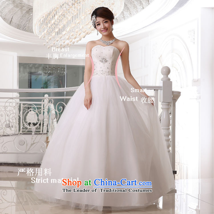 Doi m qi wedding dresses 2014 new minimalist wiping the chest to wedding Sau San video thin white wedding straps, White XL Photo, prices, brand platters! The elections are supplied in the national character of distribution, so action, buy now enjoy more preferential! As soon as possible.