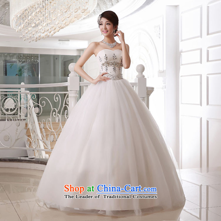 Doi m qi wedding dresses new 2014 anointed chest to wedding deluxe princess diamond wedding white L picture, prices, brand platters! The elections are supplied in the national character of distribution, so action, buy now enjoy more preferential! As soon as possible.