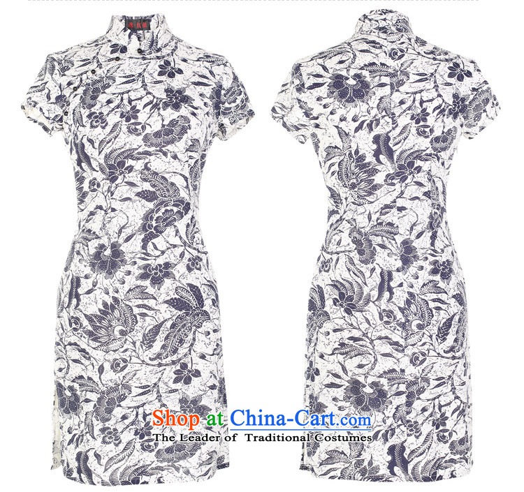 A Pinwheel Without Wind--jae (Yat-lan 2015 Summer New Stylish retro improved qipao linen short skirt suits QIPAO) M picture, prices, brand platters! The elections are supplied in the national character of distribution, so action, buy now enjoy more preferential! As soon as possible.