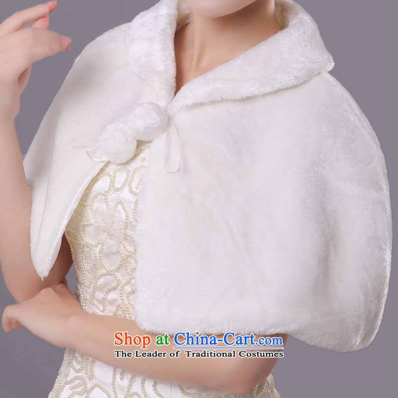  Wedding dress in spring and autumn mslover warm winter partner velvet flat for marriages gross shawl cloak FW121137 of ivory, Lisa (MSLOVER) , , , shopping on the Internet