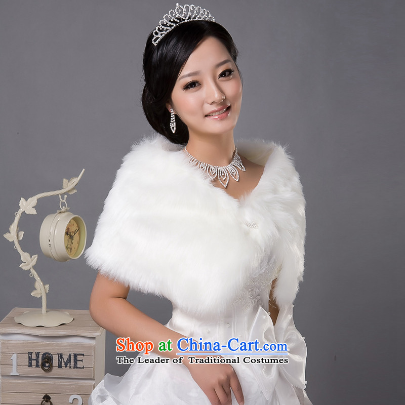  Wedding dress in spring and autumn mslover warm winter partner plush drill clip marriages FW121141 gross shawl , ivory, Lisa (MSLOVER) , , , shopping on the Internet