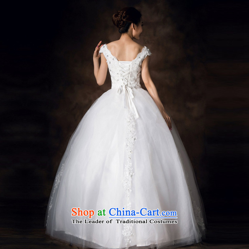 Recalling that Colombia Summer Wedding Package red shoulder Korean style 2015 new sexy lace align to bind with dual shoulder wedding pregnant women can penetrate H13712 white , L, recalling that hates makeup and shopping on the Internet has been pressed.