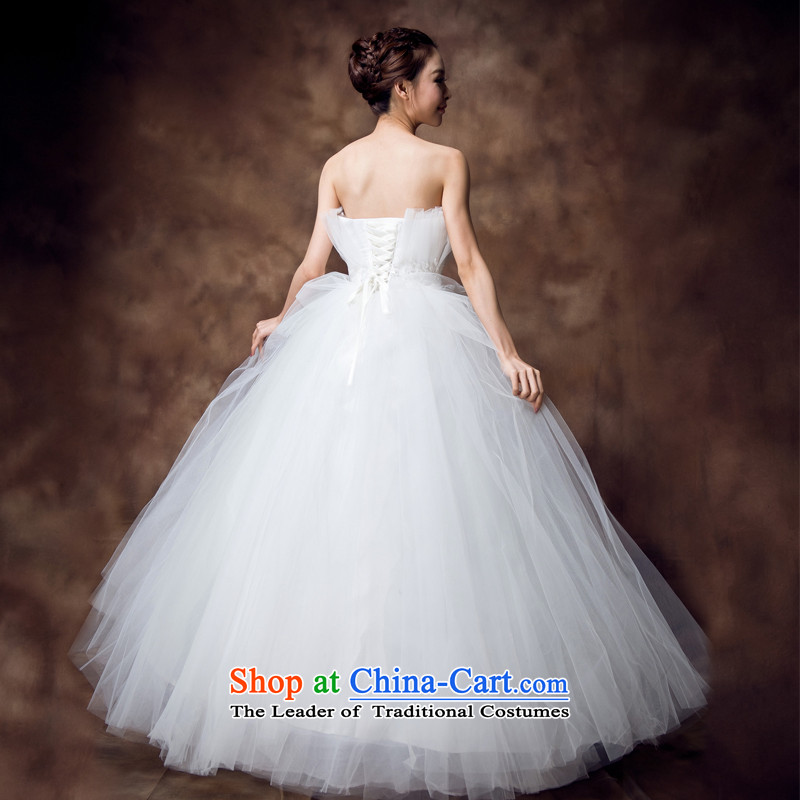 Recalling that the new summer hates makeup and wedding dresses new alignment with breast height waist wedding bon bon lace pregnant women can penetrate H12131 bride White XL, recalling that hates makeup and shopping on the Internet has been pressed.
