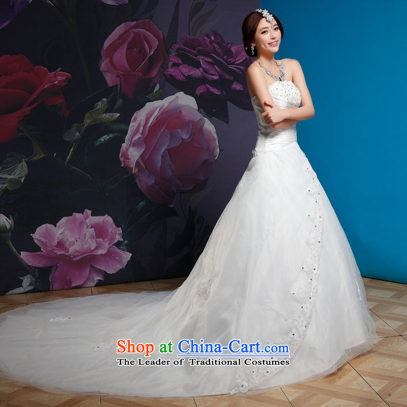 Recalling that the red Colombia Summer wedding dresses new 2015 retro straps and chest wedding Korean-style Deluxe Big trailing white XL( H11022 bride), recalling that the red makeup spot shopping on the Internet has been pressed.