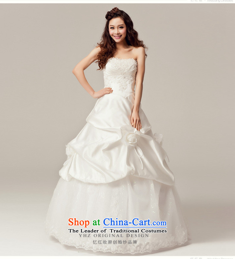 Recalling that hates makeup and spring and summer wedding dress the new Korean sweet Princess Mary Magdalene chest water drilling wedding bride to bind with H12031 align white S picture, prices, brand platters! The elections are supplied in the national character of distribution, so action, buy now enjoy more preferential! As soon as possible.