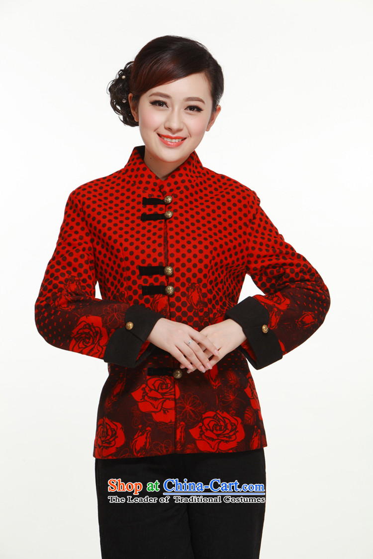 The new 2014 gross Ms. Tang dynasty jacket? t-shirt gross? collar elegance of the former Yugoslavia QW316 know Li blue XXL picture, prices, brand platters! The elections are supplied in the national character of distribution, so action, buy now enjoy more preferential! As soon as possible.