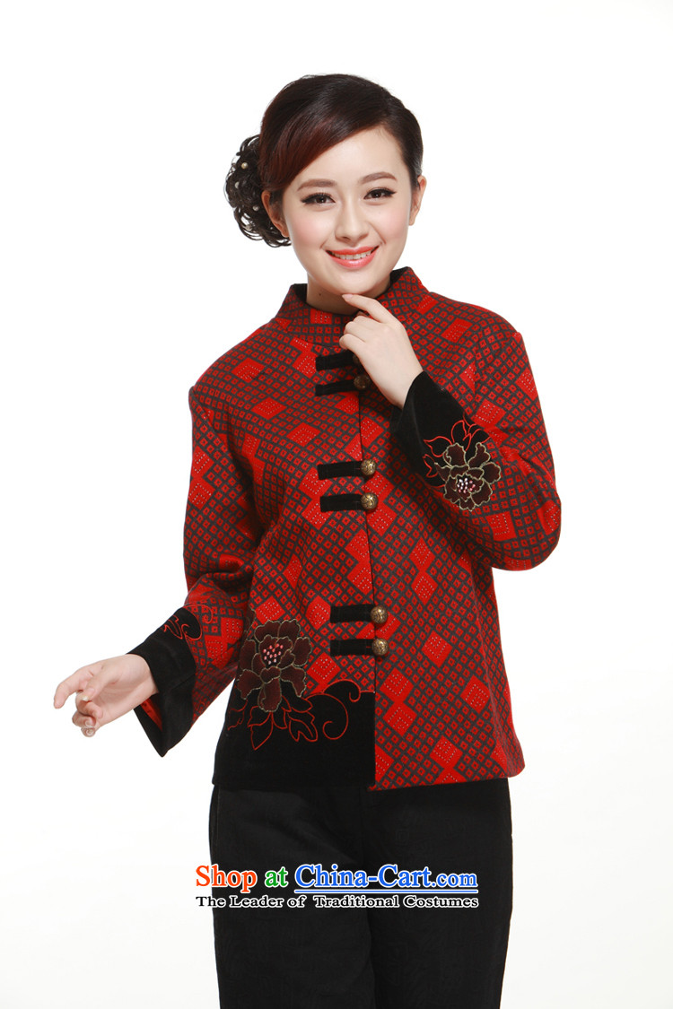 2014 new diamond pattern Tang blouses, improved gross jacket for the Former Yugoslavia is stylish and Li QW322 know wine red XXL picture, prices, brand platters! The elections are supplied in the national character of distribution, so action, buy now enjoy more preferential! As soon as possible.