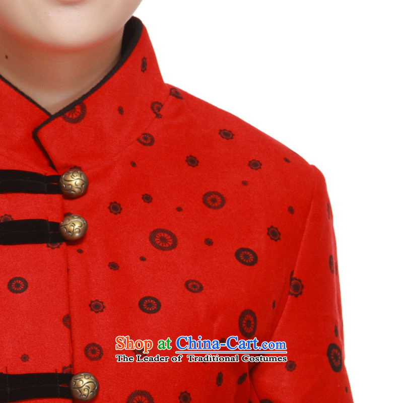 Ms. Tang dynasty 2014 T-shirt new 2-color in sleek improved short high-end gross jacket for the Former Yugoslavia informed? Li  QW323  XXXL, red in the former Yugoslavia (Q.LIZHI LI) , , , shopping on the Internet
