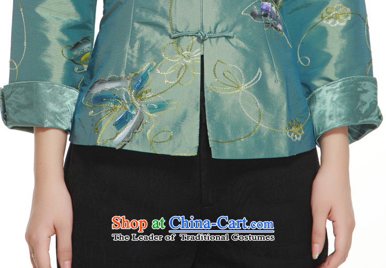 2015 Spring and Autumn New 2-color in hand-painted on-chip set manually butterfly collar Tang blouses slimming knowledge QN2995 Li purple L picture, prices, brand platters! The elections are supplied in the national character of distribution, so action, buy now enjoy more preferential! As soon as possible.
