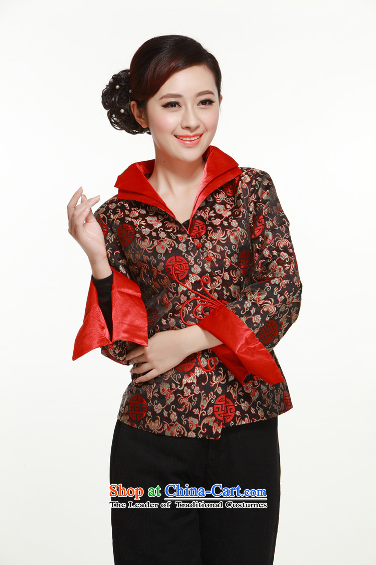 The former Yugoslavia (2015- upscale know Li brocade coverlets Ms. Tang dynasty during the Spring and Autumn Chinese long-sleeved blouses dress jacket Caesars Red L picture, prices, brand platters! The elections are supplied in the national character of distribution, so action, buy now enjoy more preferential! As soon as possible.