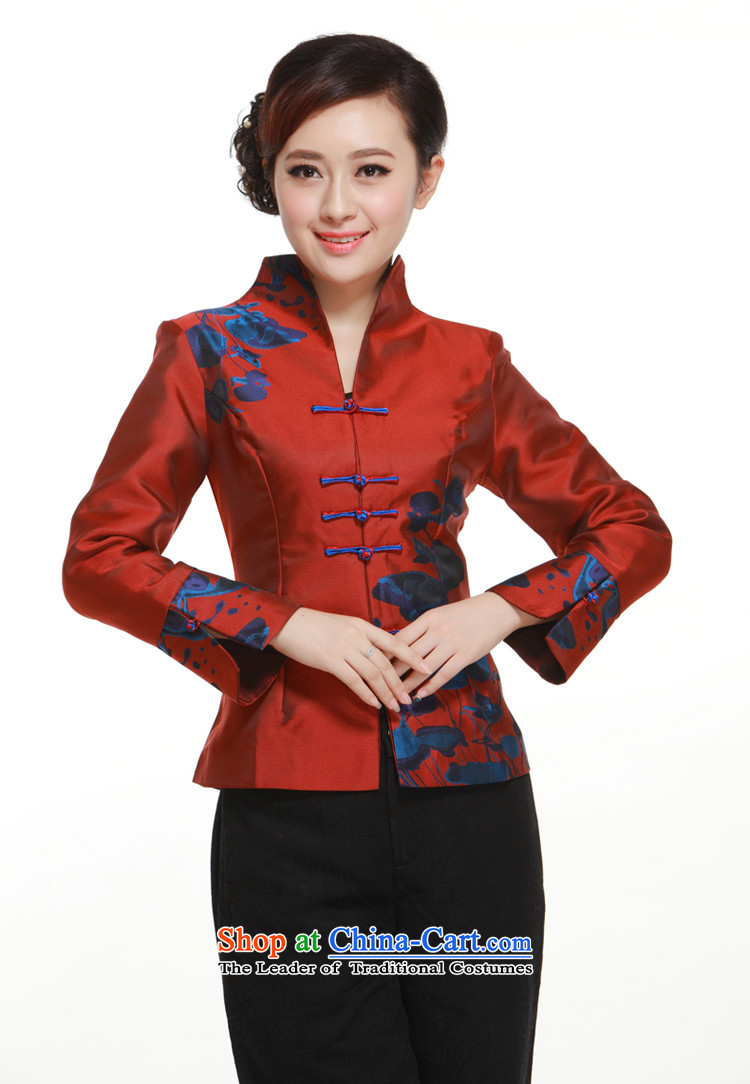 The new 2015 Ms. Tang blouses improved stylish cross detained a mock-neck positioning spend jacket for the Former Yugoslavia informed QN29112 Li wine red XXL picture, prices, brand platters! The elections are supplied in the national character of distribution, so action, buy now enjoy more preferential! As soon as possible.