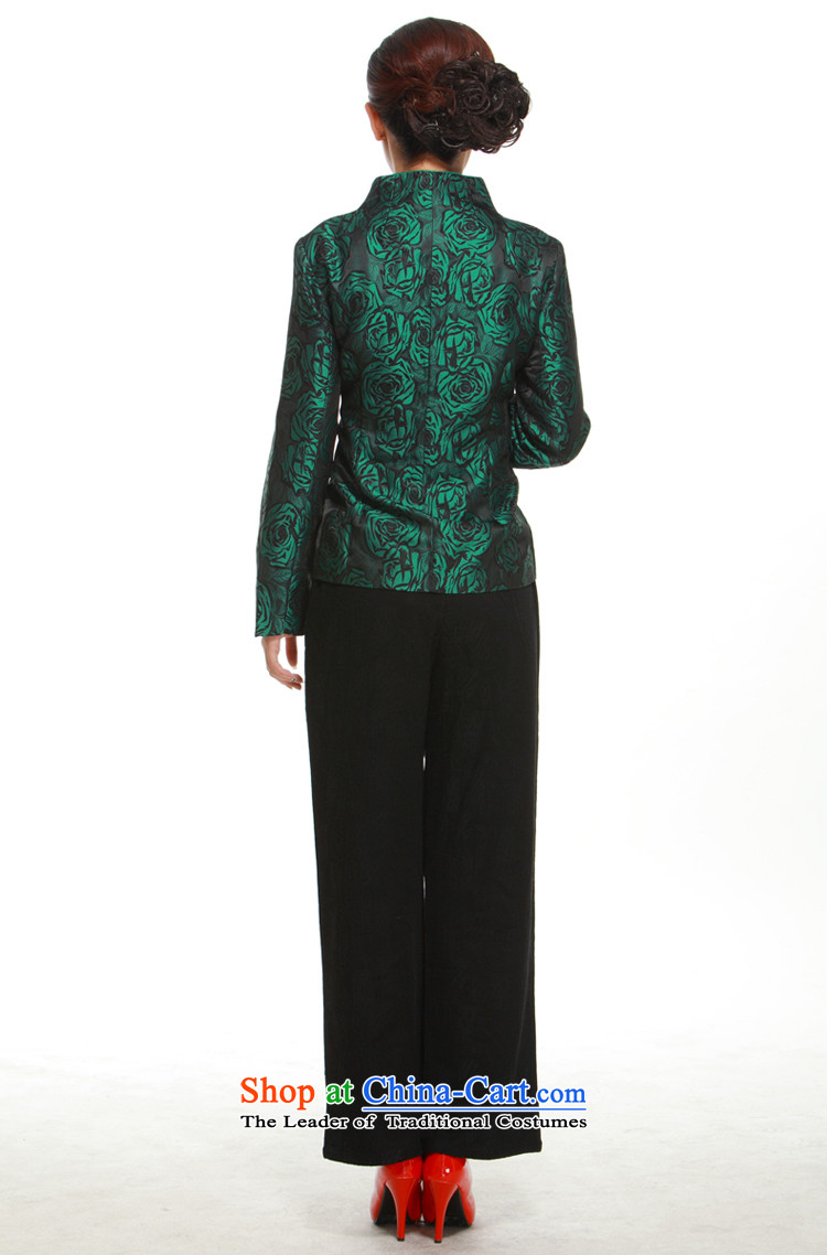 (li) spring and autumn 2015 Ms. Tang dynasty NEW SHIRT rose up charge-back jacket retro improved sleek QN29122 know Li green XXL picture, prices, brand platters! The elections are supplied in the national character of distribution, so action, buy now enjoy more preferential! As soon as possible.