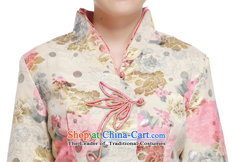 2014 New 2-color into the buckle collar retro improved stylish shirt Yugoslavia Kim thread stamp Li know QN30121 pink XXXL picture, prices, brand platters! The elections are supplied in the national character of distribution, so action, buy now enjoy more preferential! As soon as possible.