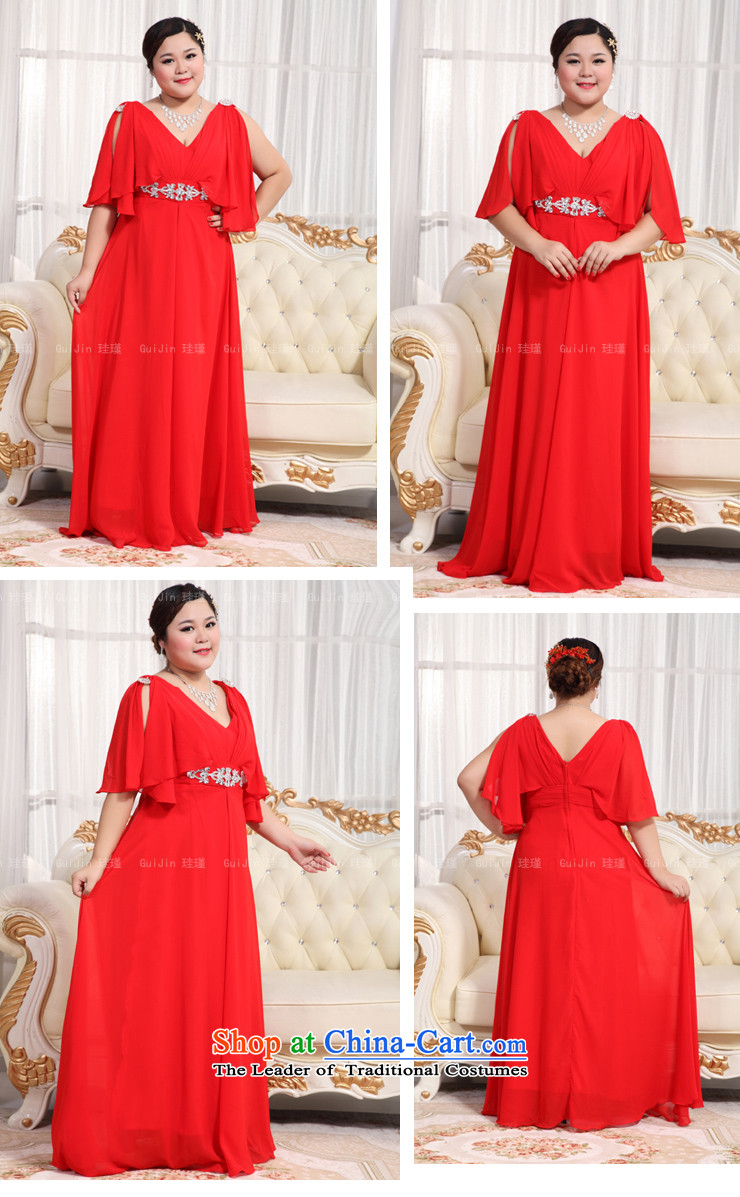 Shared Keun guijin 2013 new thick MM extra dress XL Graphics thin large dress long alignment to dress BHS15 large red XXXXL scheduled three-day shipment from Suzhou picture, prices, brand platters! The elections are supplied in the national character of distribution, so action, buy now enjoy more preferential! As soon as possible.
