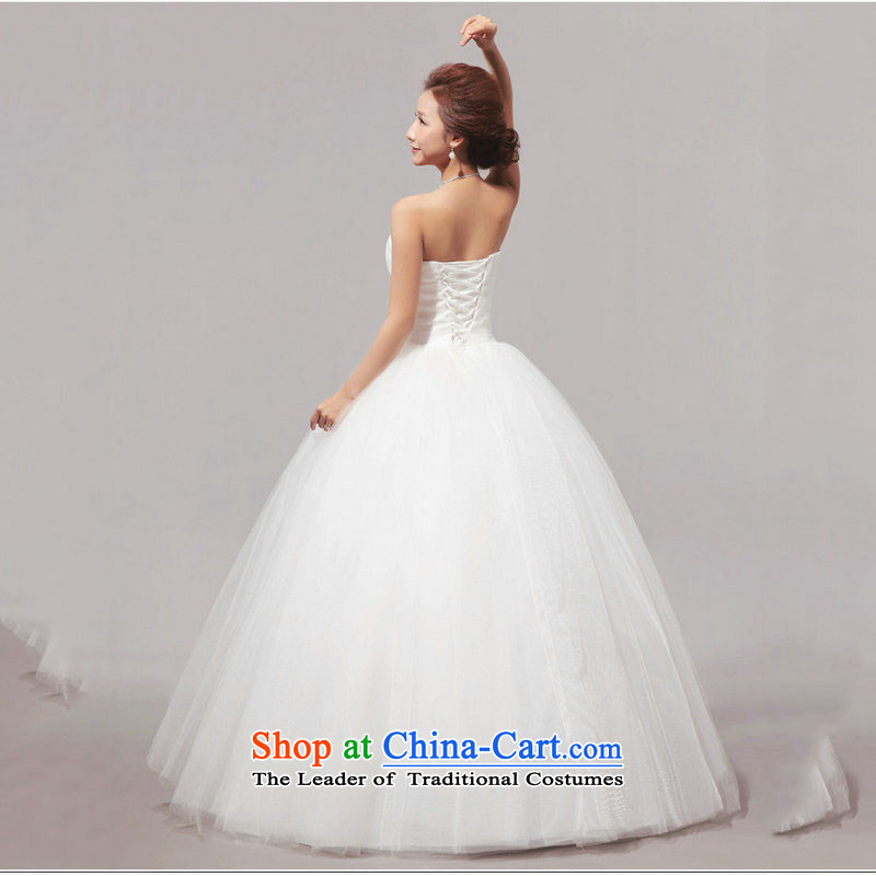 The population of Taiwan New wiping the Chest straps to the back of the brides wedding dresses XS1927 package M Taiwan population , , , shopping on the Internet