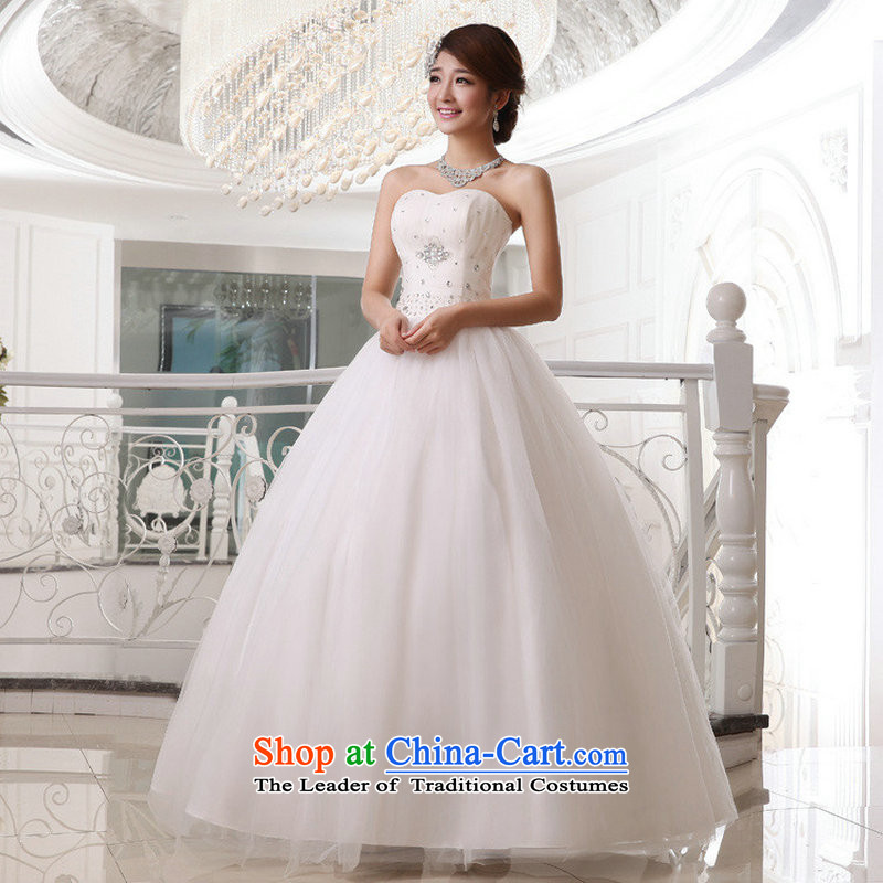 Taiwan's 2014 Korean style wedding dresses bride anointed chest straps flash XS19177 wedding package XL, Taiwan's population has been pressed shopping on the Internet