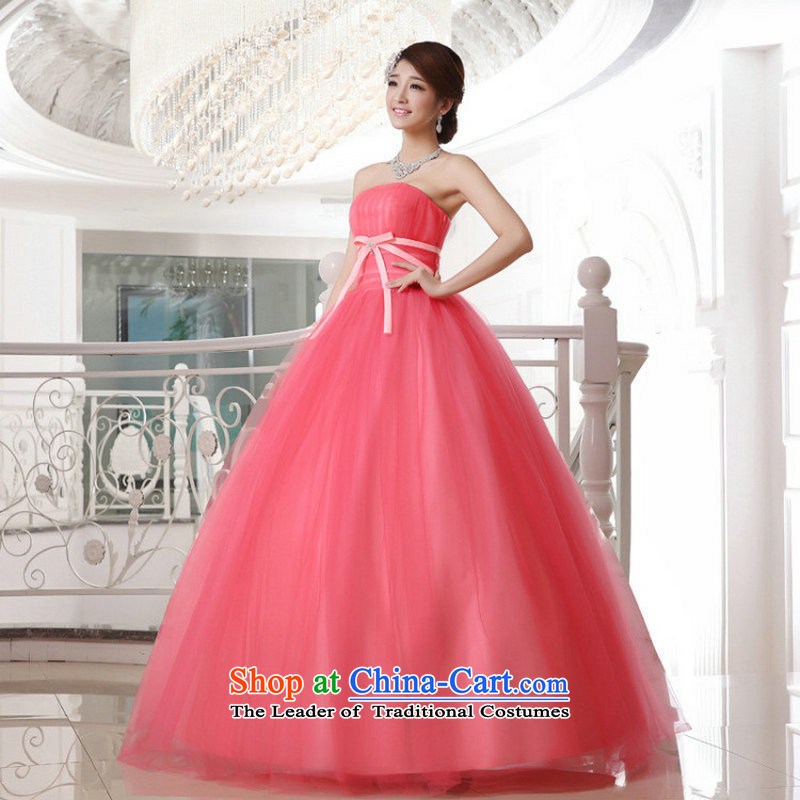 Taiwan's 2014 wedding dresses Korean Princess bon bon align to wedding bride out of Mary Magdalene chest candy colored XS2057 package XXL, Taiwan population , , , shopping on the Internet
