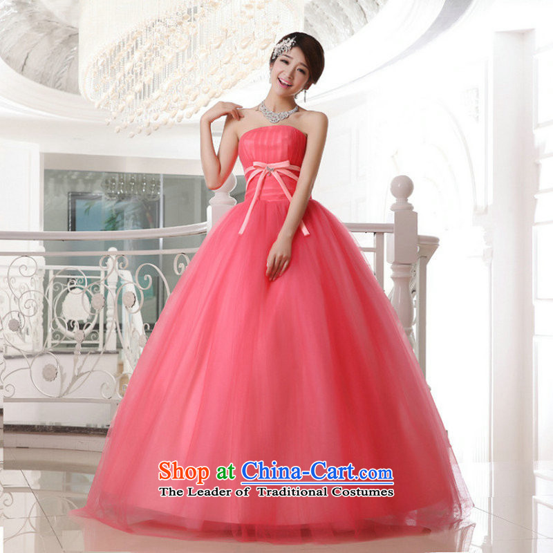 Taiwan's 2014 wedding dresses Korean Princess bon bon align to wedding bride out of Mary Magdalene chest candy colored XS2057 package XXL, Taiwan population , , , shopping on the Internet