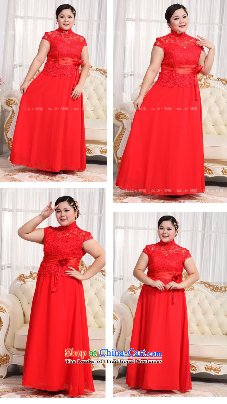 Large guijin Keun-shared wedding dress thick mm thin large qipao graphics long large bows BHS16 serving large red XXXL scheduled three-day shipment from Suzhou picture, prices, brand platters! The elections are supplied in the national character of distribution, so action, buy now enjoy more preferential! As soon as possible.