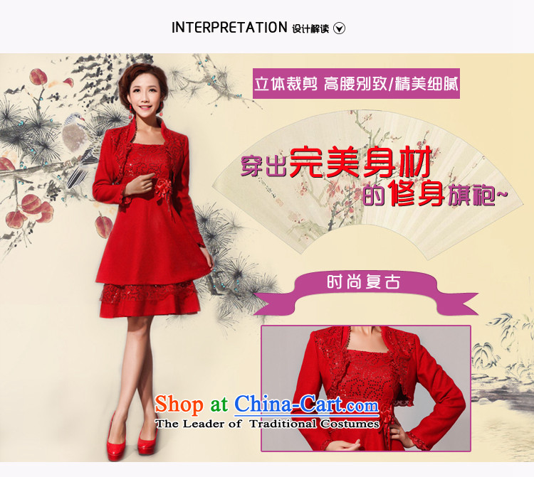 Baby bride bows services improved short summer bride fashion, bows to the autumn and winter cheongsam dress qipao bride 59 Red 2 feet 2 pictures waistline, prices, brand platters! The elections are supplied in the national character of distribution, so action, buy now enjoy more preferential! As soon as possible.