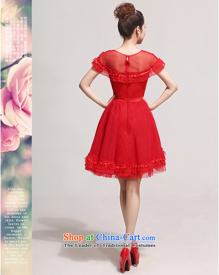 2014 new bride treasure bride bridesmaid small dress sweet fairy tale wedding gown, Short Princess short of evening red waist a foot 9 pictures, prices, brand platters! The elections are supplied in the national character of distribution, so action, buy now enjoy more preferential! As soon as possible.